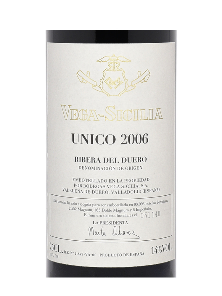 Vega Sicilia Unico Reserva 2006
