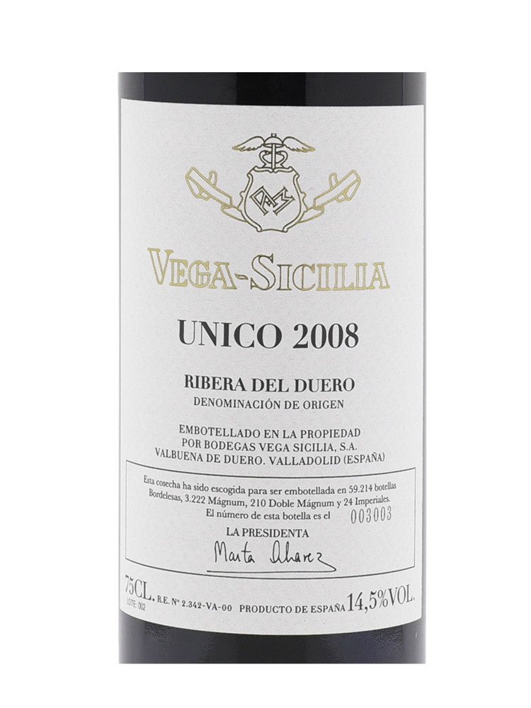 Vega Sicilia Unico Reserva 2008
