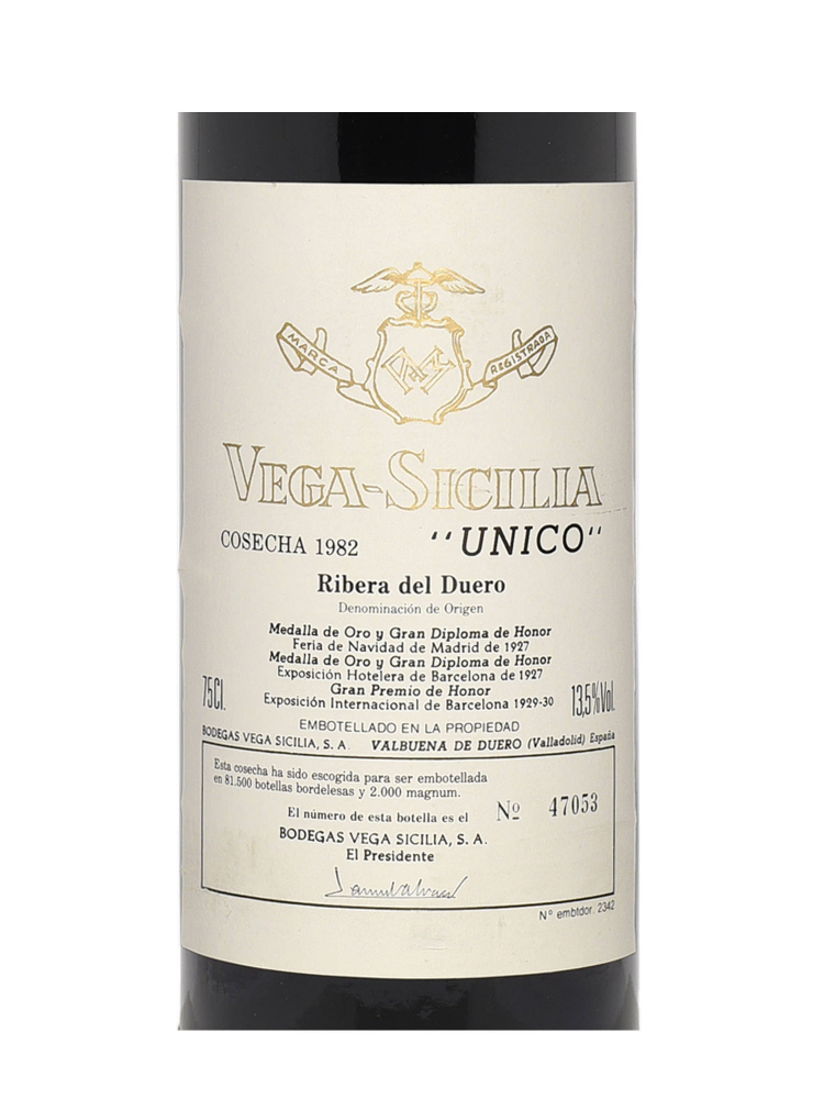Vega Sicilia Unico Reserva 1982