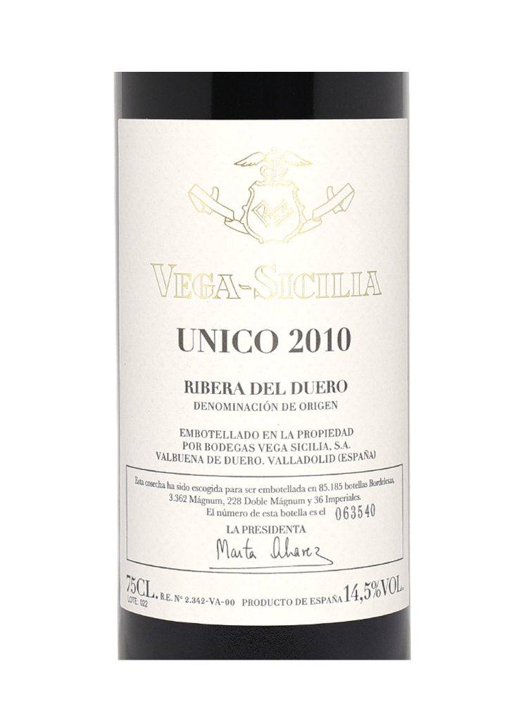 Vega Sicilia Unico Reserva 2010
