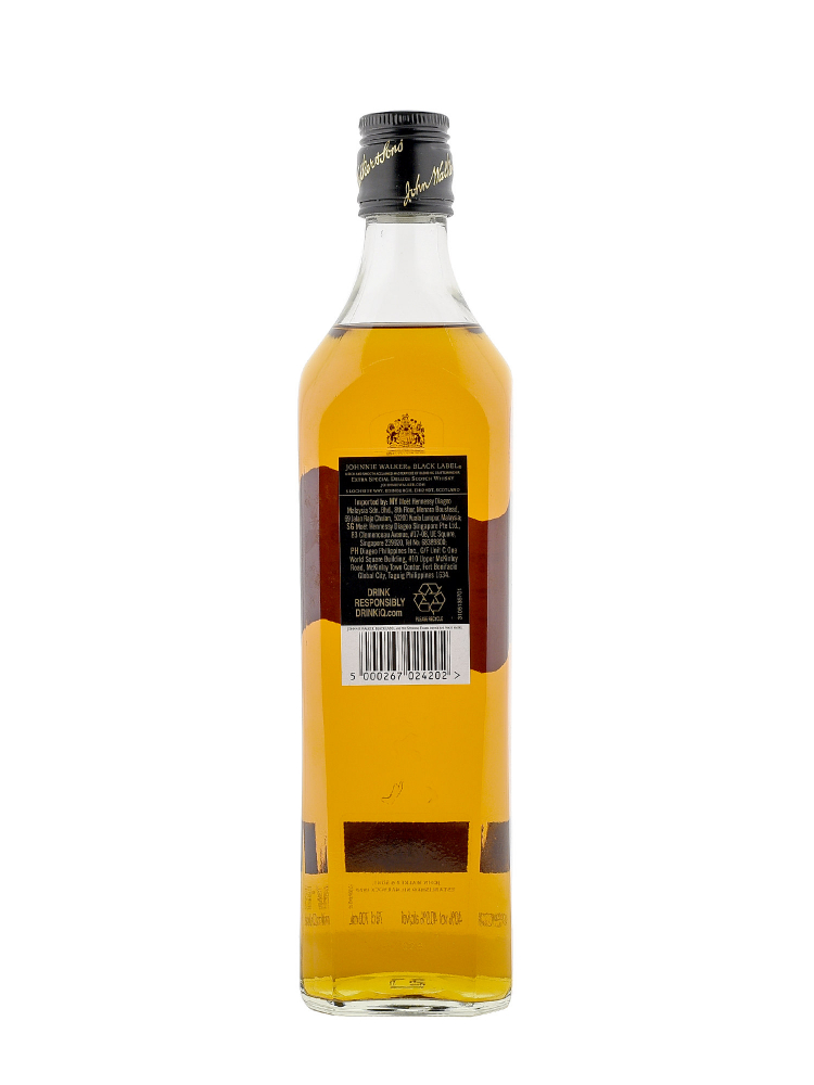 Johnnie Walker Black Label Blended Scotch Whisky 700ml no box - 6bots
