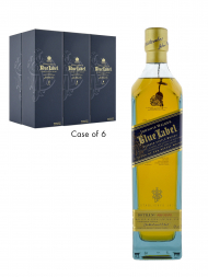 Johnnie Walker Blue Label Blended Whisky 750ml w/box - 6bots