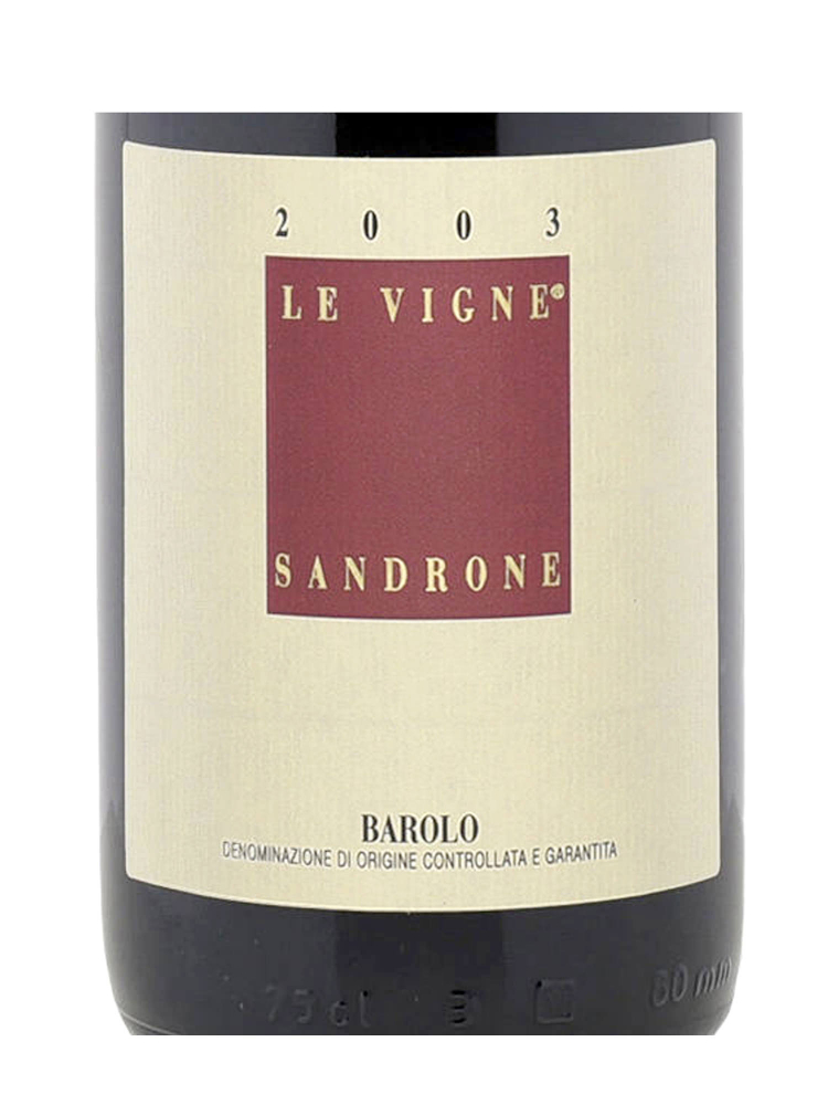 Luciano Sandrone Le Vigne Barolo DOCG 2003