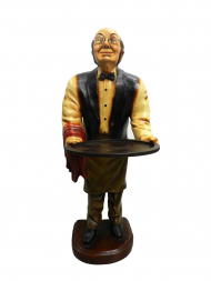 Waiter Butler Statue