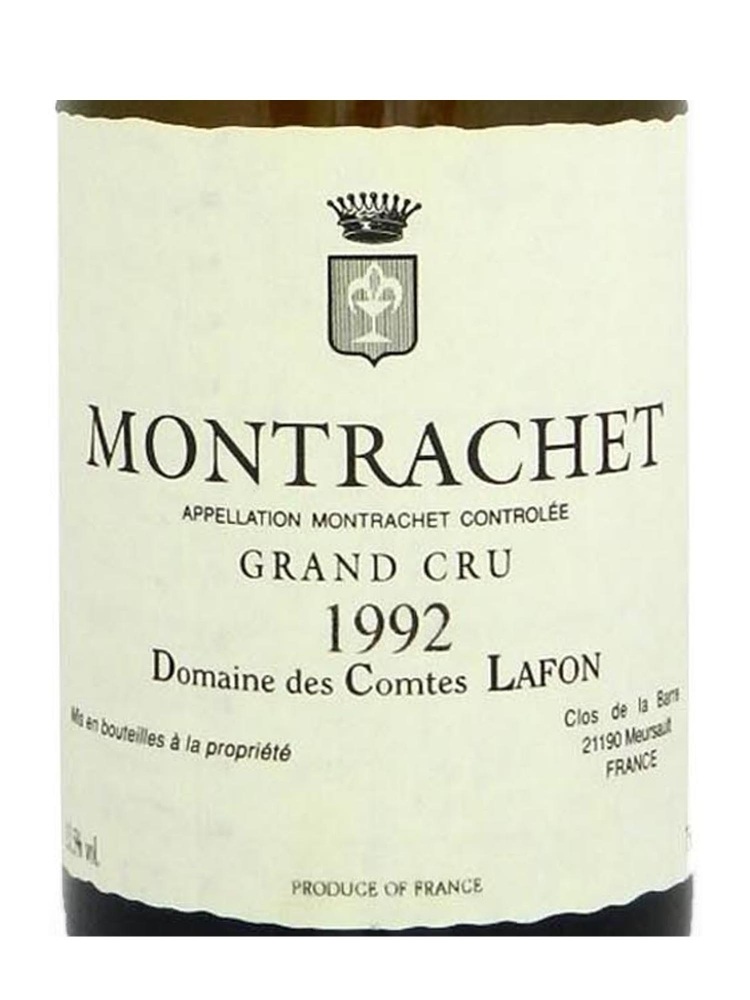 Domaine Comtes Lafon Montrachet Grand Cru 1992
