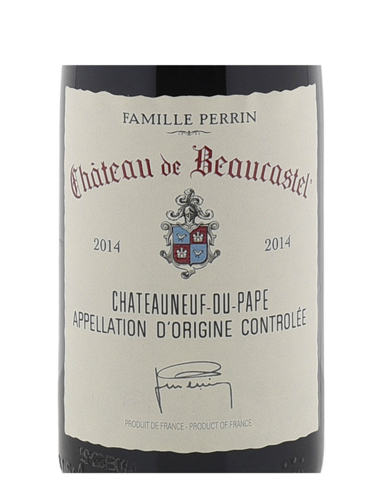 Ch.de Beaucastel Chateauneuf du Pape 2014 375ml
