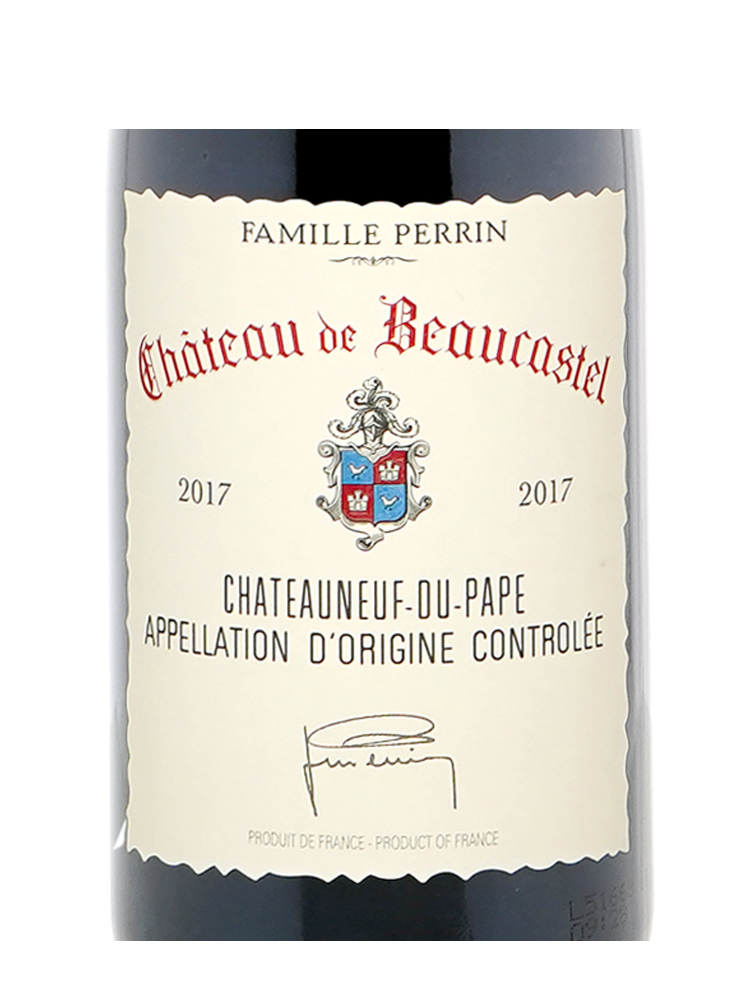Ch.de Beaucastel Chateauneuf du Pape 2017 375ml