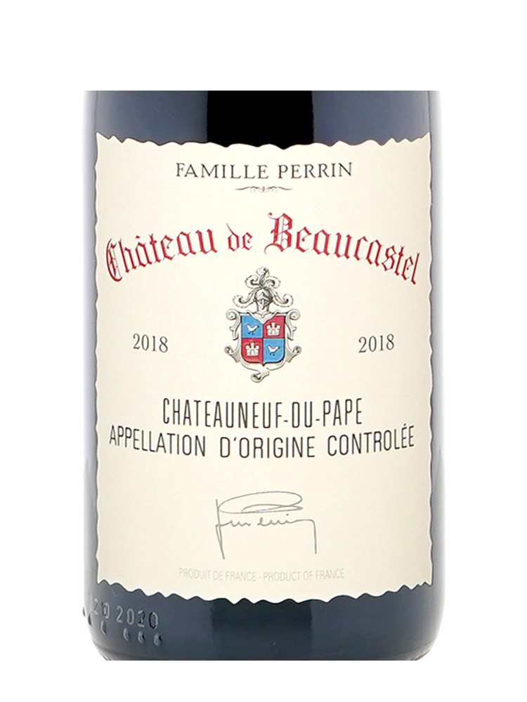 Ch.de Beaucastel Chateauneuf du Pape 2018 375ml