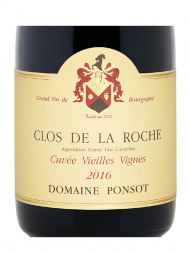 Ponsot Clos de la Roche Cuvee Vieilles Vignes Grand Cru 2016