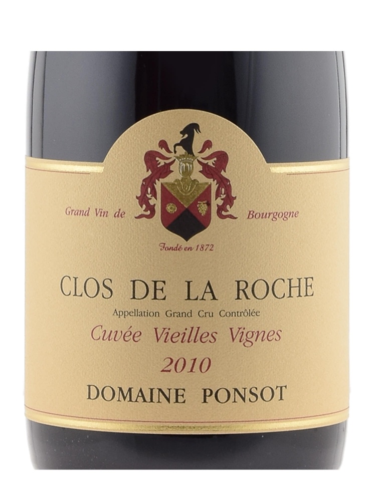 Ponsot Clos de la Roche Cuvee Vieilles Vignes Grand Cru 2010