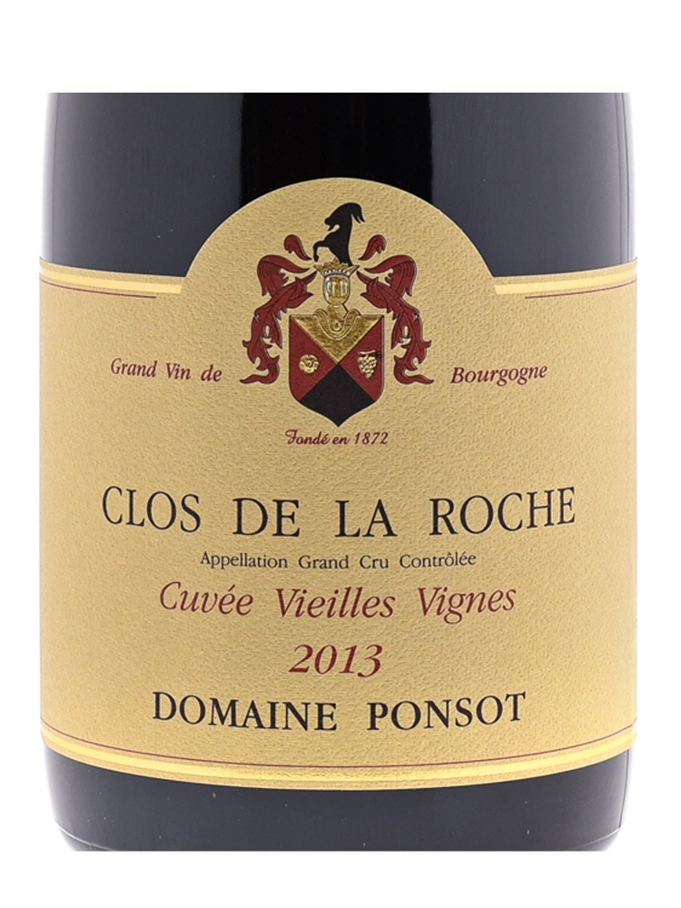 Ponsot Clos de la Roche Cuvee Vieilles Vignes Grand Cru 2013