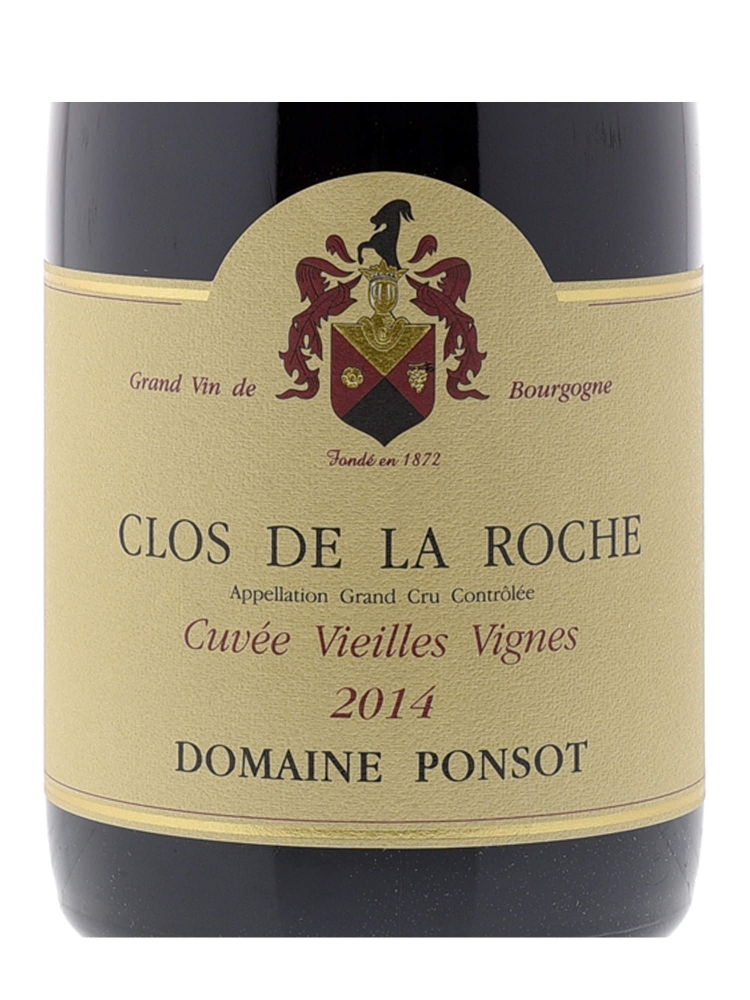 Ponsot Clos de la Roche Cuvee Vieilles Vignes Grand Cru 2014
