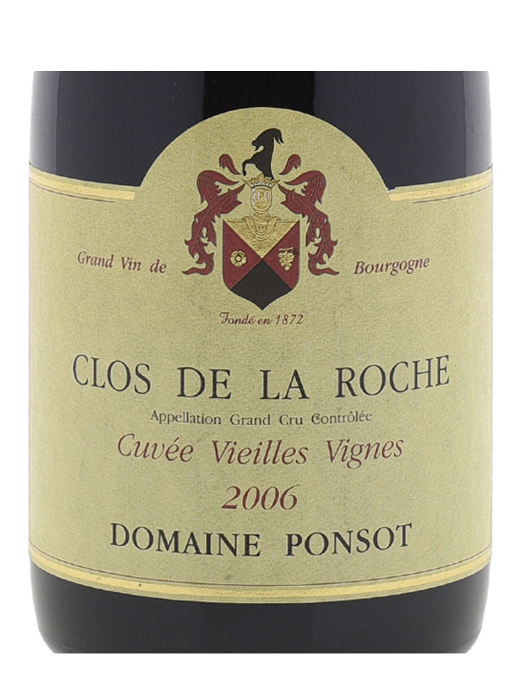 Ponsot Clos de la Roche Cuvee Vieilles Vignes Grand Cru 2006