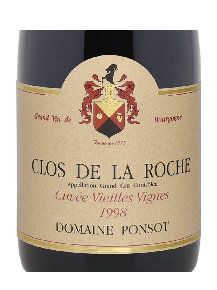 Ponsot Clos de la Roche Cuvee Vieilles Vignes Grand Cru 1998