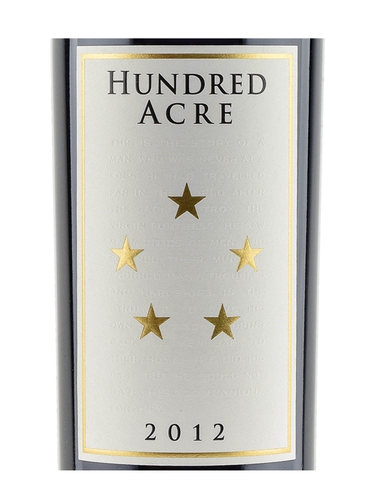 Hundred Acre Cabernet Sauvignon The Ark Vineyard 2012