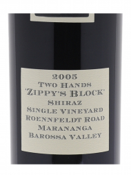 Two Hands Shiraz Zippy's Block Roennfeldt Road 2005 1500ml