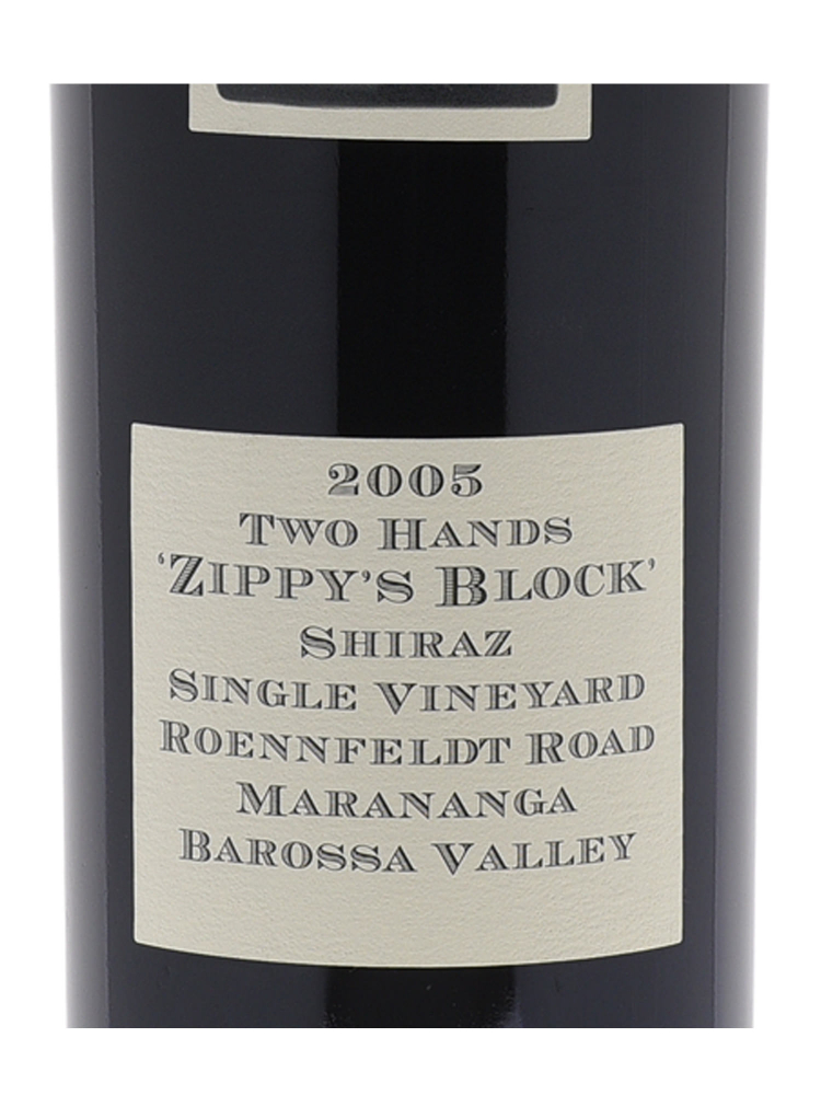 Two Hands Shiraz Zippy's Block Roennfeldt Road 2005 1500ml
