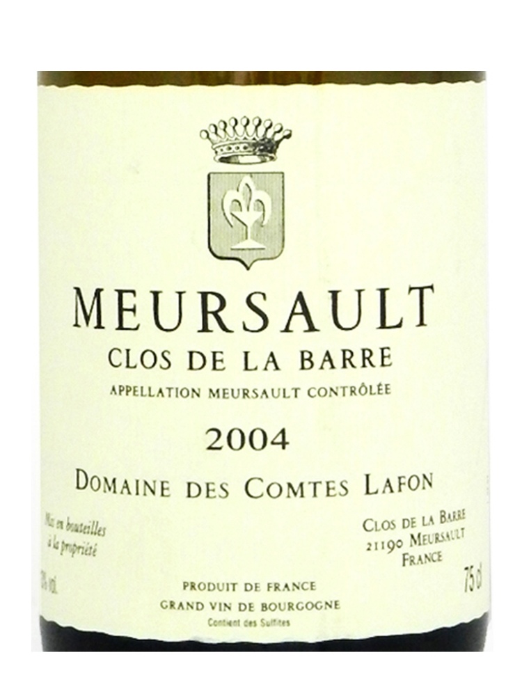 Domaine Comtes Lafon Meursault Clos de la Barre 2004