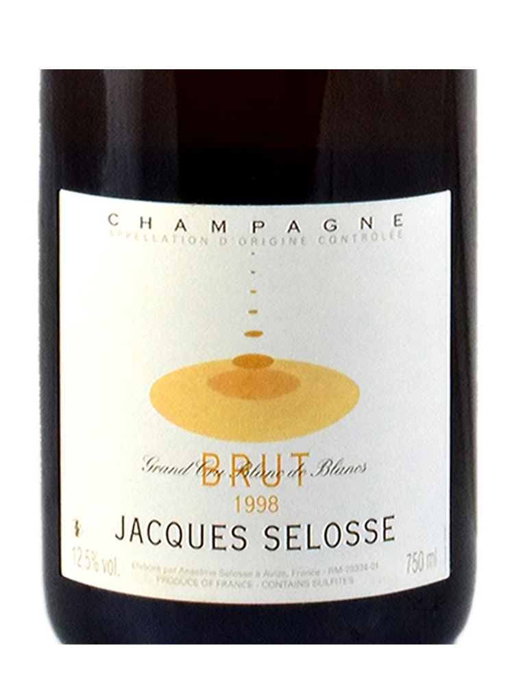 Jacques Selosse Champagne Millesimes 1998