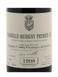Comte Georges de Vogue Chambolle Musigny 1er Cru 1998