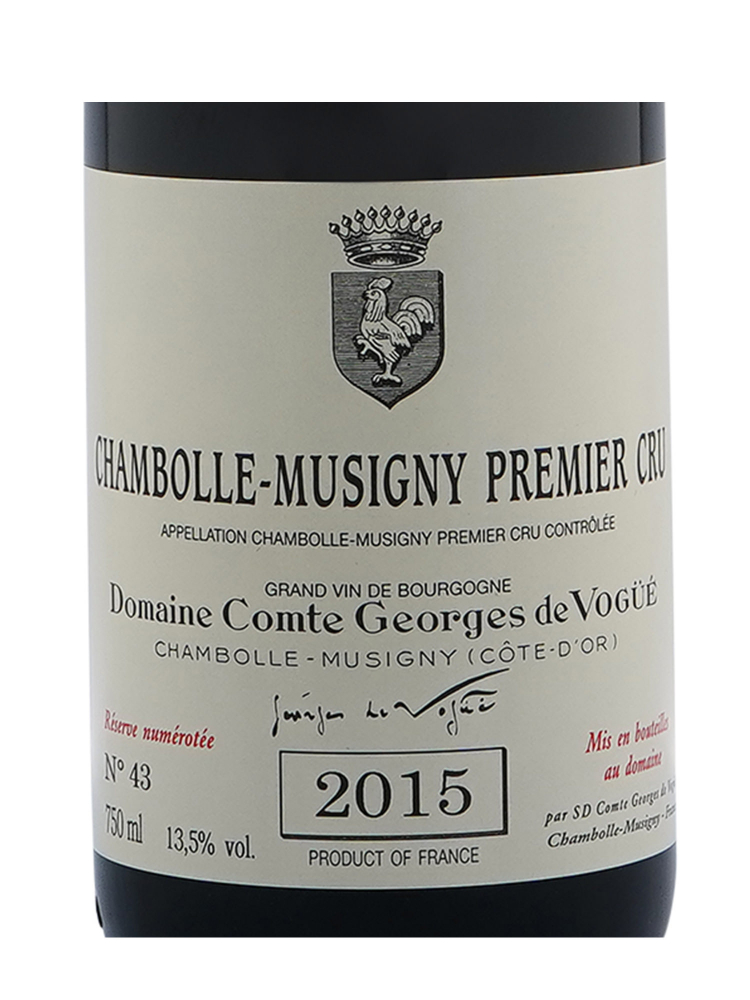 Comte Georges de Vogue Chambolle Musigny 1er Cru 2015