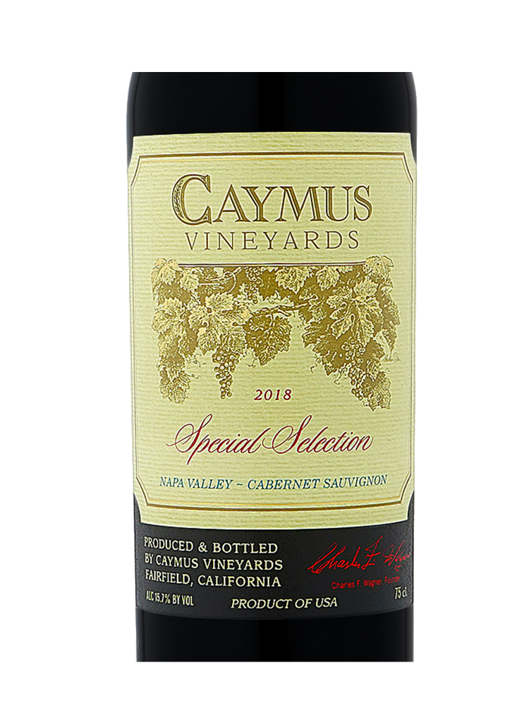 Caymus Special Selection Cabernet Sauvignon 2018 - 3bots