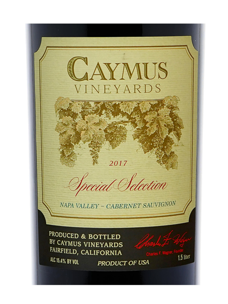 Caymus Special Selection Cabernet Sauvignon 2017 1500ml - 6bots