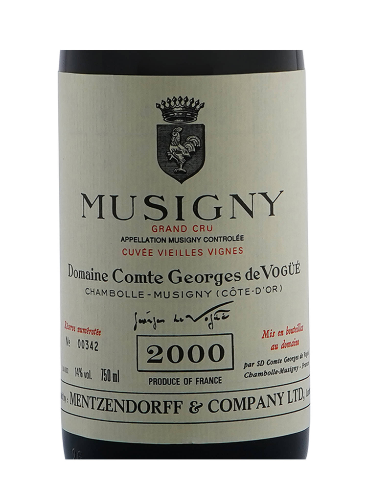 Comte Georges de Vogue Musigny Vieilles Vignes Grand Cru 2000