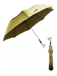 伞柄葩莎帝雨伞 FAW27 拉布拉多犬头伞柄 棕色渐变