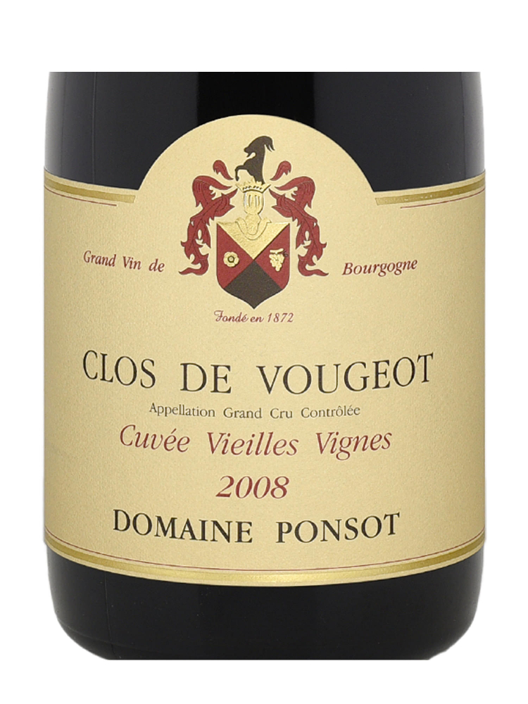Ponsot Clos de Vougeot Cuvee Vieilles Vignes Grand Cru 2008