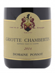 Ponsot Griotte Chambertin Grand Cru 2014