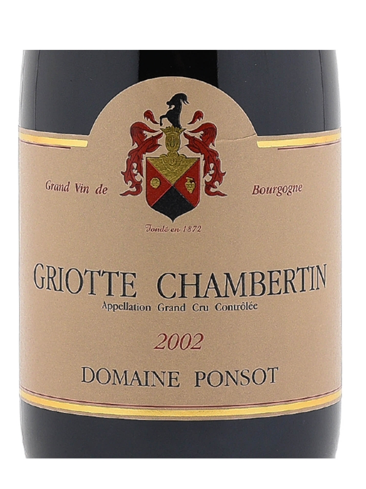 Ponsot Griotte Chambertin Grand Cru 2002