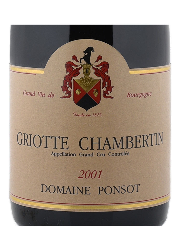 Ponsot Griotte Chambertin Grand Cru 2001
