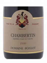 Ponsot Chambertin Grand Cru 1999
