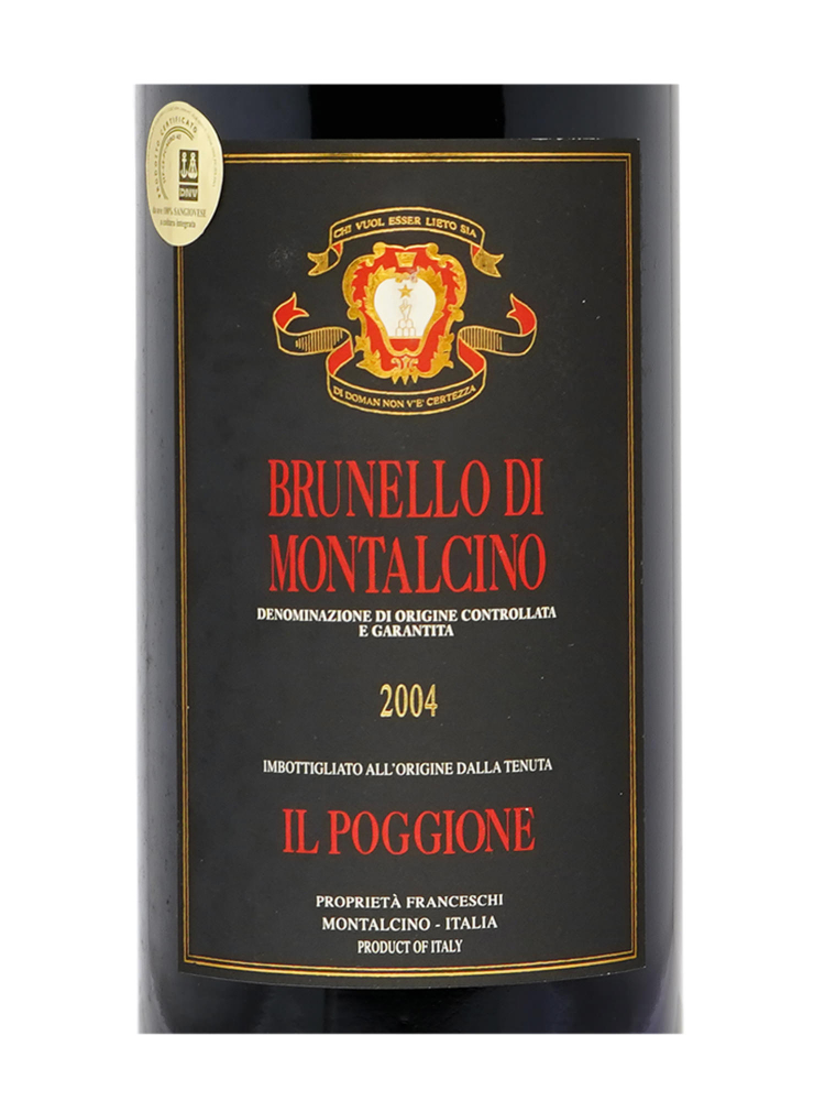 Il Poggione Brunello di Montalcino 2004 w/box 1500ml