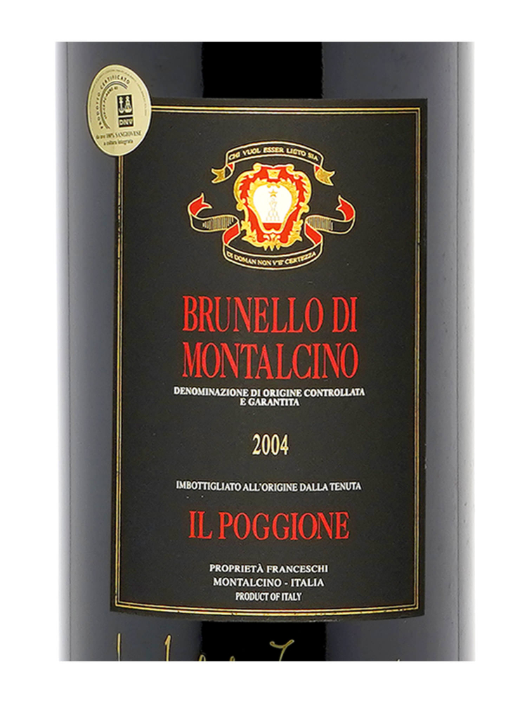 Il Poggione Brunello di Montalcino 2004 3000ml