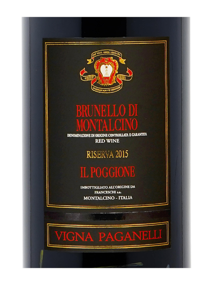 Il Poggione Brunello di Montalcino Riserva Vigna Paganelli 2015 w/box 3000ml