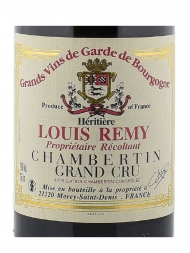 Domaine Louis Remy Chambertin Grand Cru 1996