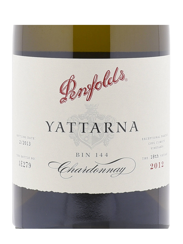 Penfolds Yattarna Chardonnay 2012