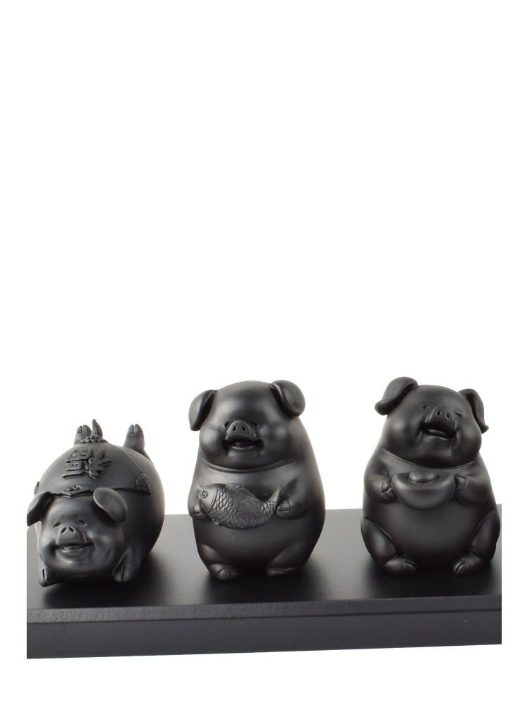 Tai Hwa Sculpture Piggy Five Good Fortune