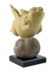 Tai Hwa Sculpture Piggy Flying Apsaras