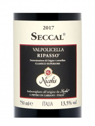 Nicolis Angelo Seccal Valpolicella Classico Superiore Ripasso 2017