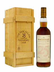麦卡伦 1972 年份 25 年周年纪念麦芽系列（1998 年装瓶) 单一麦芽威士忌700ml (木盒装)