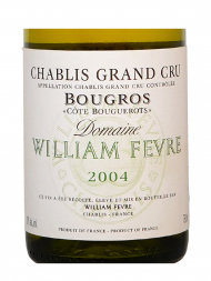 William Fevre Chablis Bougros Cote Bouguerots Grand Cru 2004