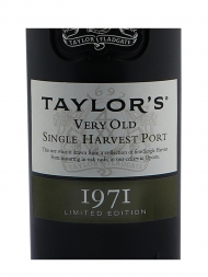 Taylor Very Old Single Harvest Port 1971 w/box