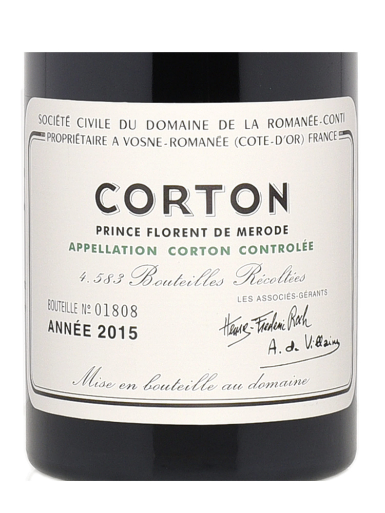 DRC Corton Grand Cru 2015