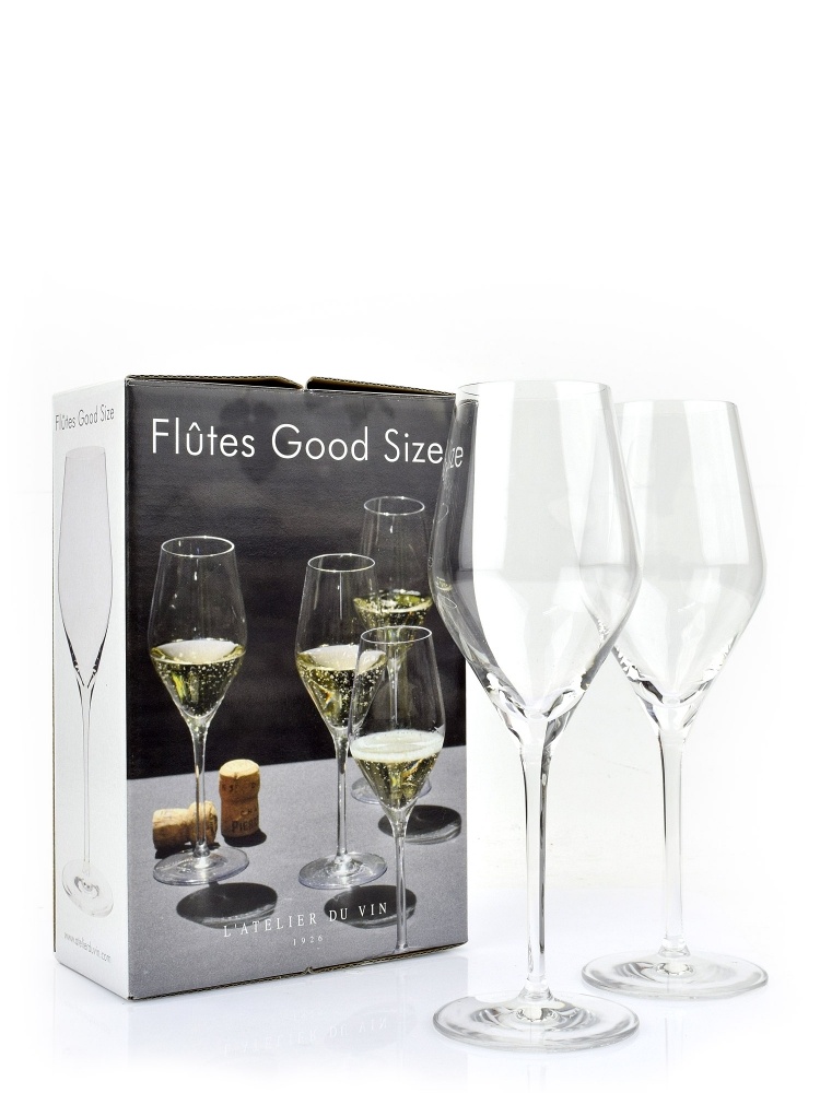 L'Atelier Glass Flute Good Size-2pces 953909