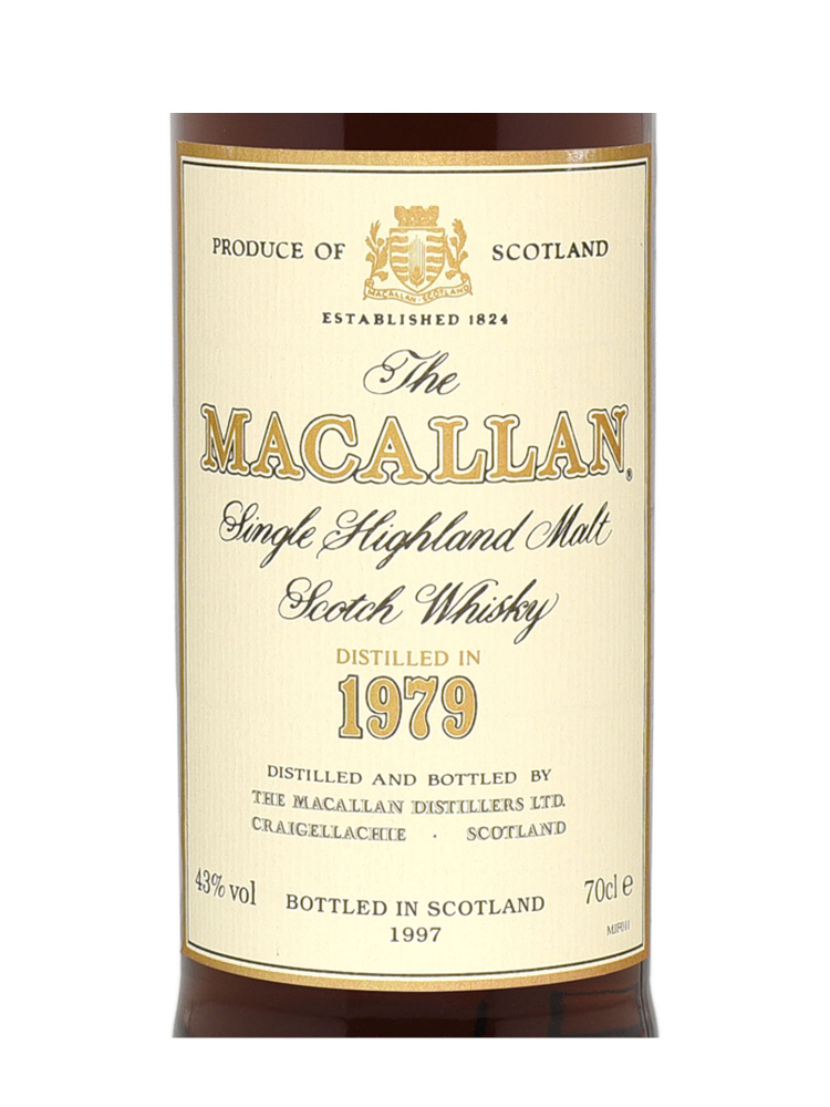 Macallan 1979 18 Year Old Sherry Oak (Bottled 1997) Single Malt 700ml w/box