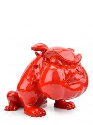 Sculpture Resin Bulldog French Big Red