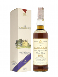 麦卡伦 1978 年 18 年雪莉桶陈酿（1996年装瓶）单一麦芽威士忌700ml（盒装）